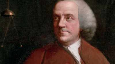 Isaacson: Benjamin Franklin
keeps trying to hold - Benjamin Franklin