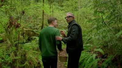 Isn't this known as the Devil's
Triangle, this part of the forest? - The World According to Jeff Goldblum