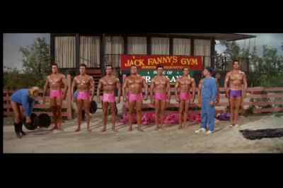 Isn't this ridiculous? Do you believe that? - Muscle Beach Party
