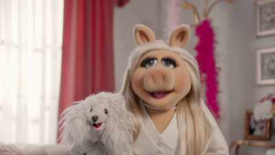 -Isn't that right, Foo Foo?
-(BARKS) - Muppets Now