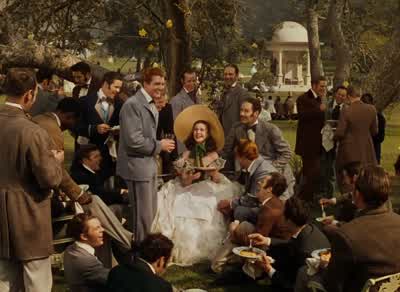 Isn't this better than sitting at a table? - Gone with the Wind