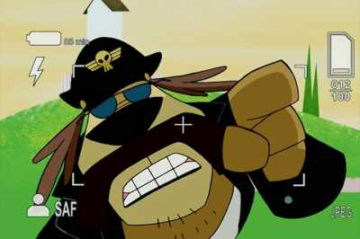 Isn't that your dad's new camera
he told you, "Touch it and die?" - Johnny Test