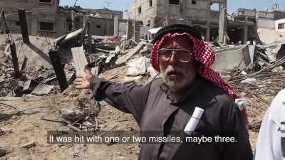 Israel bombed my house, - Killing Gaza
