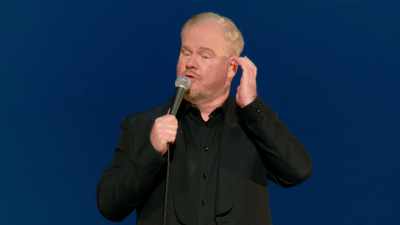 "Isso quer dizer
'Síndrome do Intestino Irritável'. - Jim Gaffigan: Dark Pale