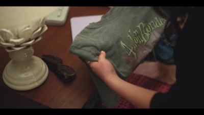 It was 4 Non Blondes,
and I did take his T-shirt. - Laid