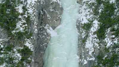 It is a 100-meter high wall of sheer ice. - Europe From Above