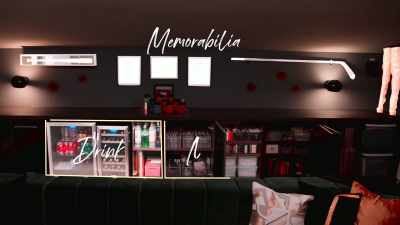 It has a big comfy couch.
All of her sentimental stuff is displayed. - Get Organized with The Home Edit