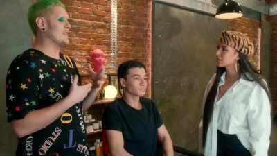 It was a bit more pantomime-y,
it was a little bit over-exaggerated. - Glow Up: Britain's Next Make-Up Star