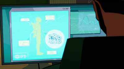 It has a built-in gyroscope.
Quit fighting it, and you'll level out. - Your Friendly Neighborhood Spider-Man