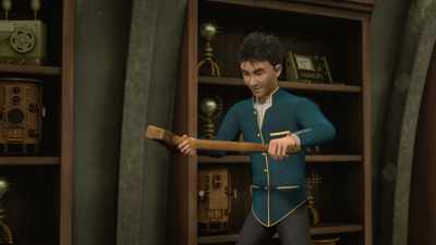 It is a crutch
that acts as a harpoon. - The Swan Princess: Kingdom of Music