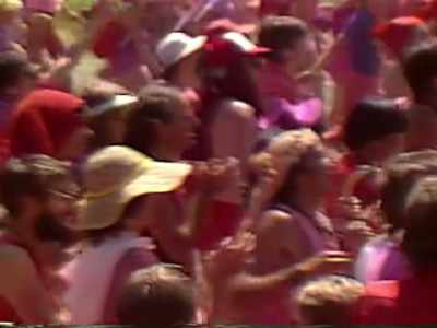 It was a feast of colors. - Wild Wild Country