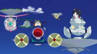 It was a fierce attack. - Doraemon the Movie: Nobita's Sky Utopia