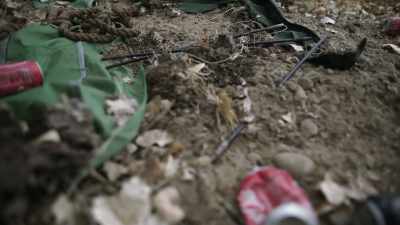 It was a flat area
that was overgrown, - Buried In The Backyard