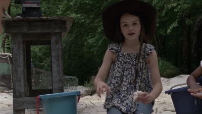 It was a fun day at the river
today, huh, R.J.? - The Walking Dead