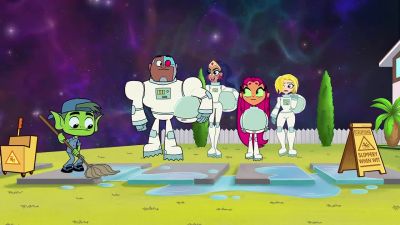 It is a good thing
we decided to walk slowly. - Teen Titans Go!
