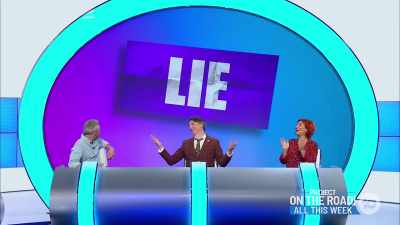It is a lie.
(CHIMING) - Would I Lie to You?