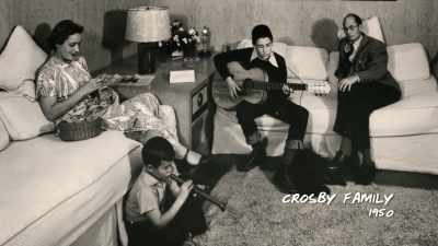 It was a little bit
of a dysfunctional family. - David Crosby: Remember My Name
