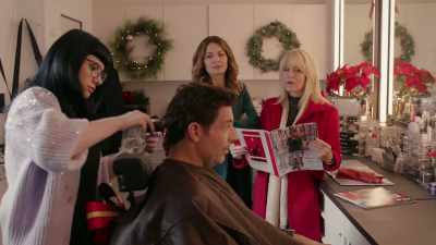 It is a little unruly.
Mainly in the back. - Ms. Christmas Comes to Town
