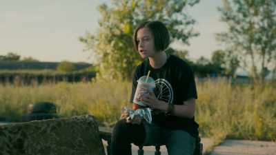 It was a Marlboro red,
and you punched me - Paper Girls