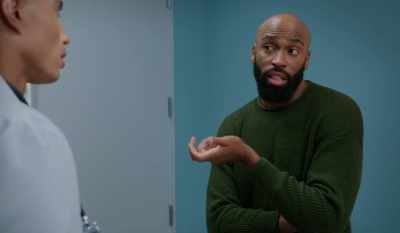 - It was a peck on my dick.
- What? - Tyler Perry's Bruh