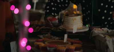 It is a red velvet muffin - The Curse of Bridge Hollow