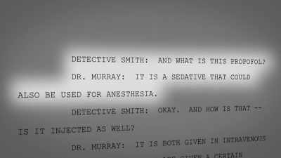 It is a sedative - Killing Michael Jackson