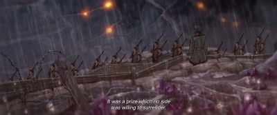 It was a territory that neither side was
was willing to cede. - The Glassworker