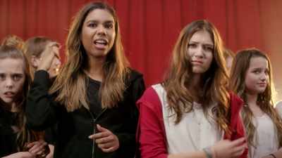 It was a tie, - Chicken Girls: The Movie