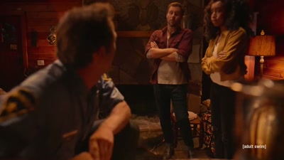 It was a, uh... Like a
beach bonfire situation. - Adult Swim Yule Log