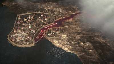 It has a very narrow entrance - Rise of Empires: Ottoman