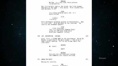It was about 40 pages longer - The Center Seat: 55 Years of Star Trek
