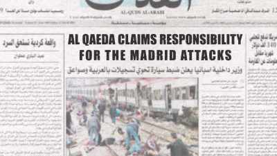 It was al-Qaeda
claiming responsibility for this attack. - 11M: Terror in Madrid