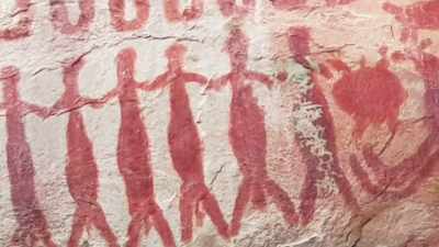 IT ALL LOOKS PREHISTORIC,
BUT WHO PAINTED IT? - Lost Cities of the Amazon