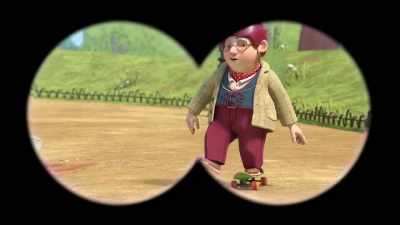 It all started when we spotted
something unusual in the park. - The Adventures of Paddington