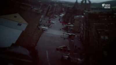 It allowed the viewer
to look down on the city - Scotland from the Sky