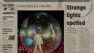 It almost immediately
became this iconic image. - The Flaming Lips Space Bubble Film