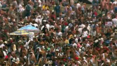 It was almost even like
there was more anger, - Woodstock 99: Peace Love and Rage