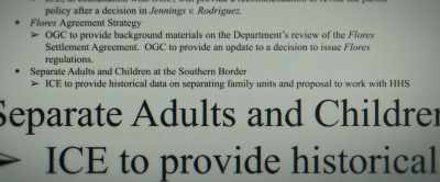 It was always on a list
of potential actions - Separated
