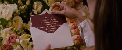 It is an invitation to a Ball, two nights from now. - The Tourist