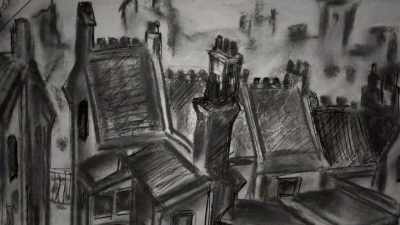 It was an old house,
and in the front - The Witch of Kings Cross