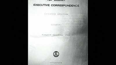 It is another executive briefing
for an unnamed president - Truth Hunter