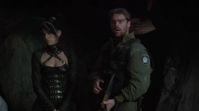 It appears to be a hologram. - Stargate SG-1