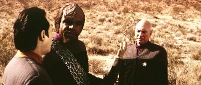It appears to be a robotic arm Very astute - Star Trek: Nemesis