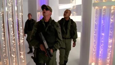 It appears to be a storage
facility of some kind. - Stargate SG-1