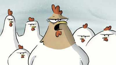 It appears your chicks
tried to bite - The Big Bad Fox and Other Tales