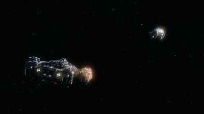 It appears the engines on
both ships have been disabled. - Dark Matter