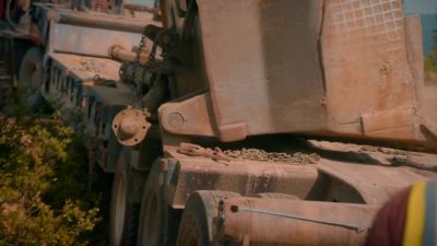 It barely lifts it. - Gold Rush