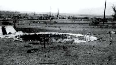 It became such a desolate place. - Flood in the Desert