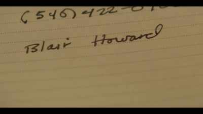 It belongs
to Mr. Blair Howard." - Lorena