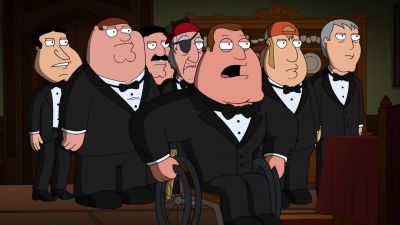 It came from over there! - Family Guy